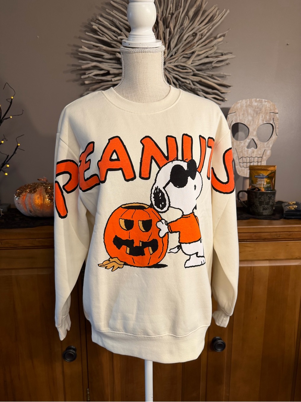 Peanuts Snoopy Halloween Crewneck Sweatshirt